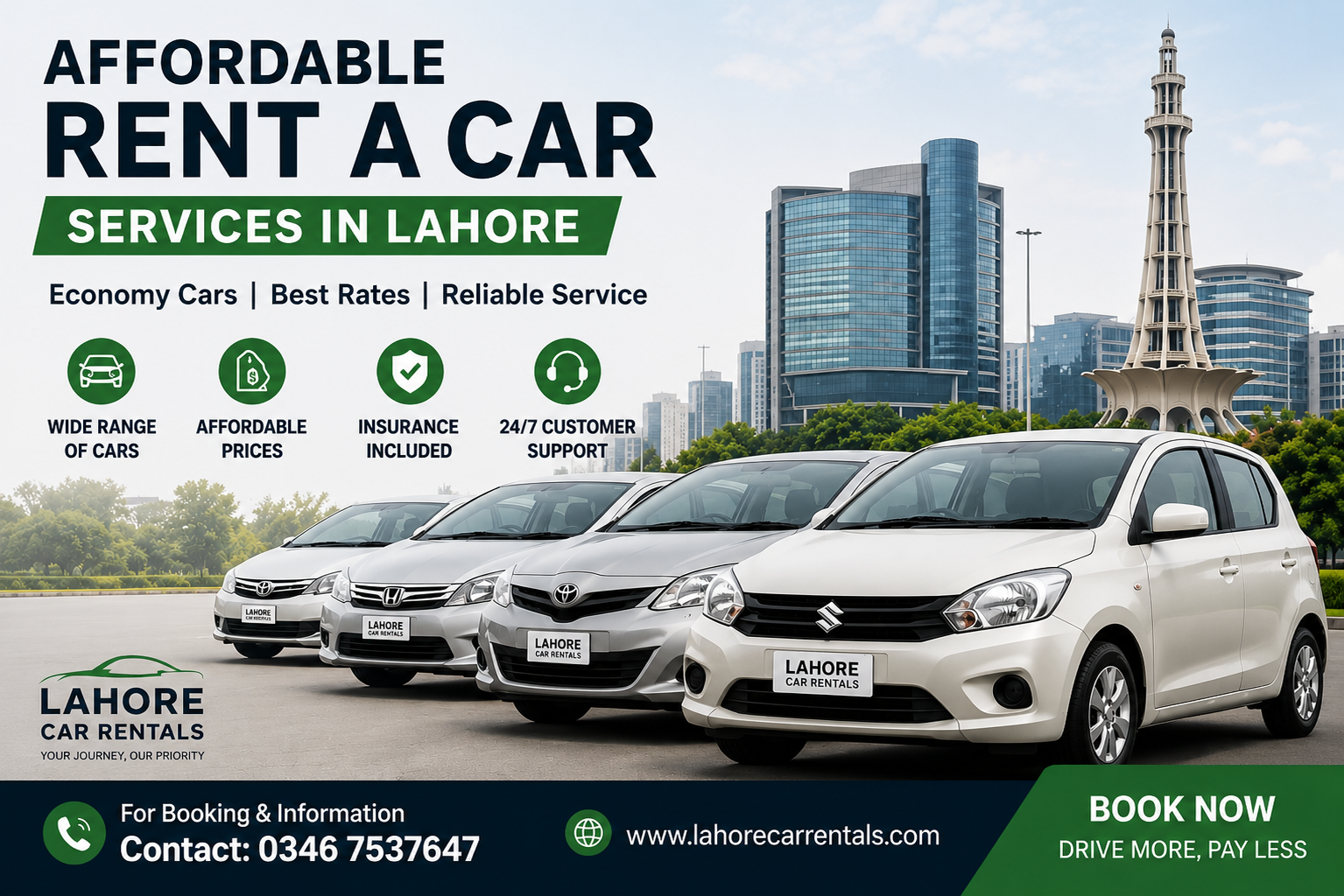 why people prefer rent a car services in DHA lahore