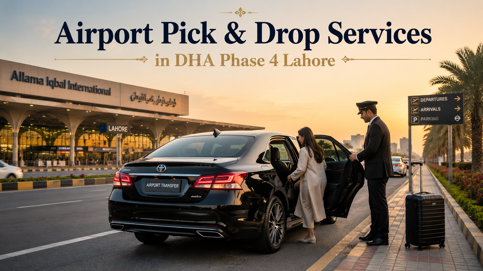 Airport Pick & Drop Services in DHA Phase 4 Lahore