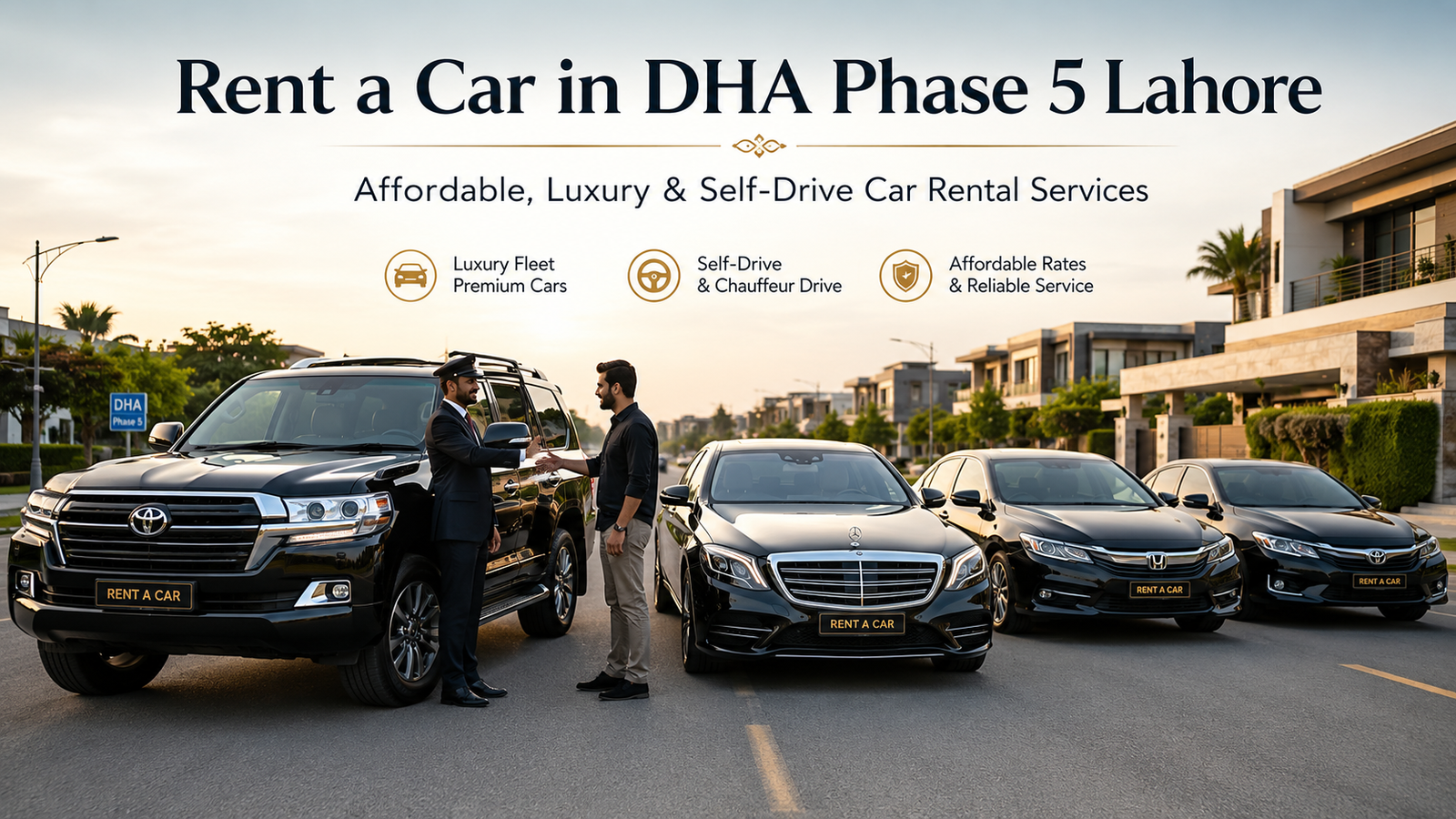 Rent a Car DHA Phase 5 Lahore | Affordable Car Rental Services